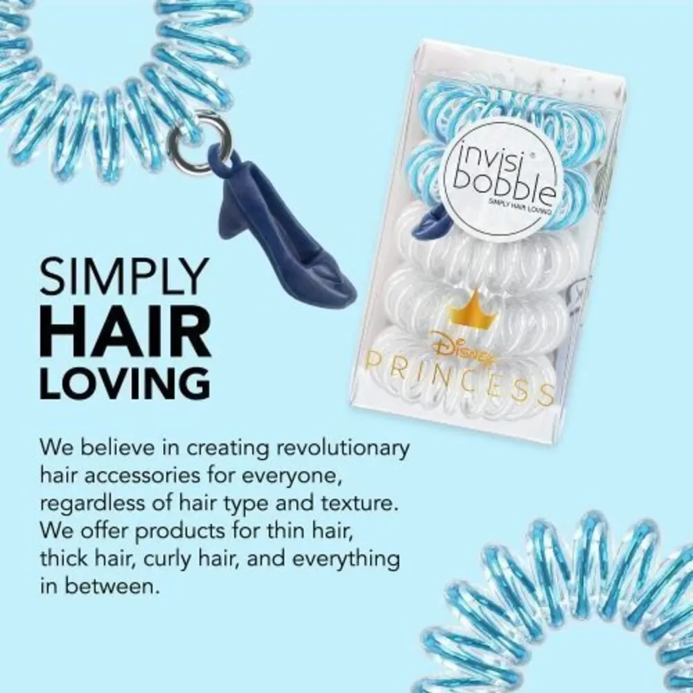 Invisibobble Traceless Spiral Hair‎ Ties Strong Elastic Grip Coil Hair - 5 Pack